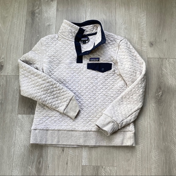 Patagonia Tops - PATAGONIA ORGANIC COTTON QUILT SNAPT PULLOVER